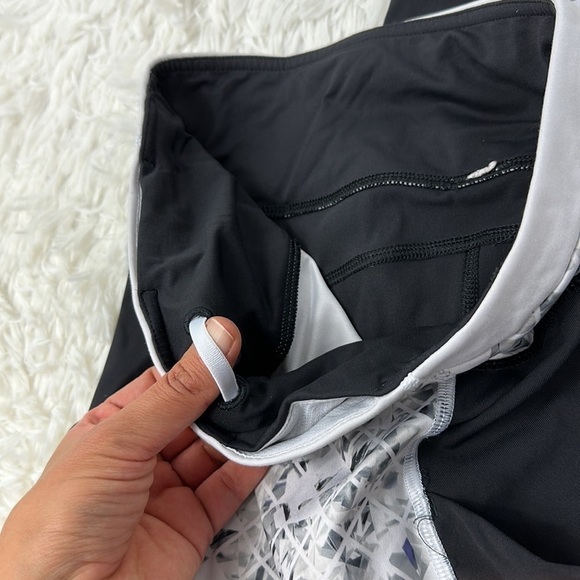 🔥$SALE$🔥 Lululemon Speed Tight *Full-On Luxtreme Unbreakable White Black - Picture 4 of 7